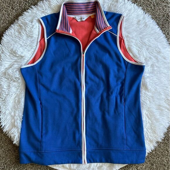 Orvis Jackets & Blazers - Orvis Vest Full Front Zip Pockets Blue Womens Size Large